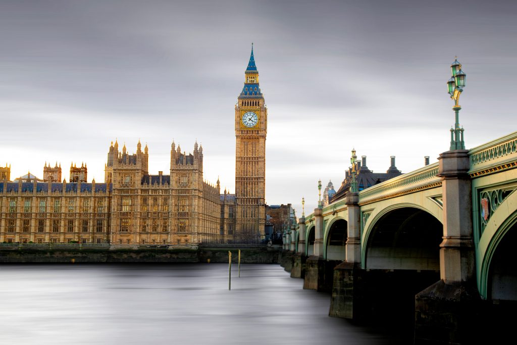 parliament and Westminster bridge