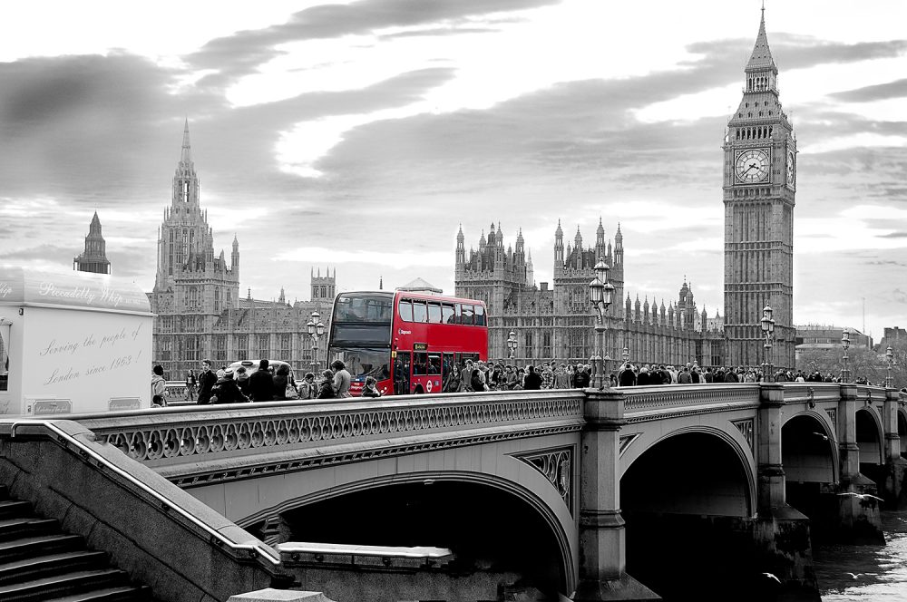 Big Ben Red London Bus