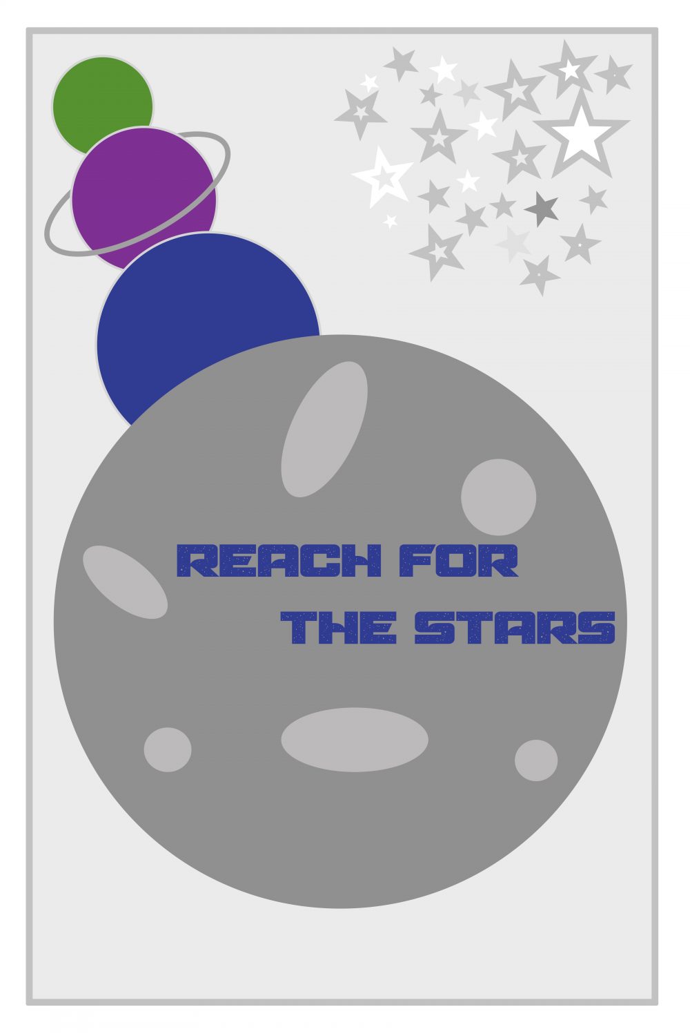 Reach for the Stars kids art